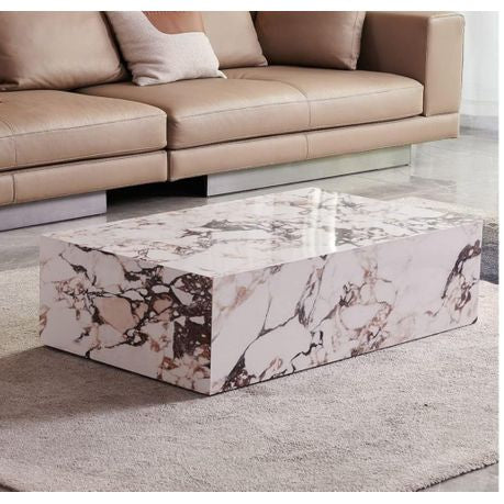 Modern Simple Sintered Stone Marble Coffee Table