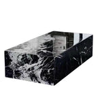 Black Modern Simple Sintered Stone Marble Coffee Table