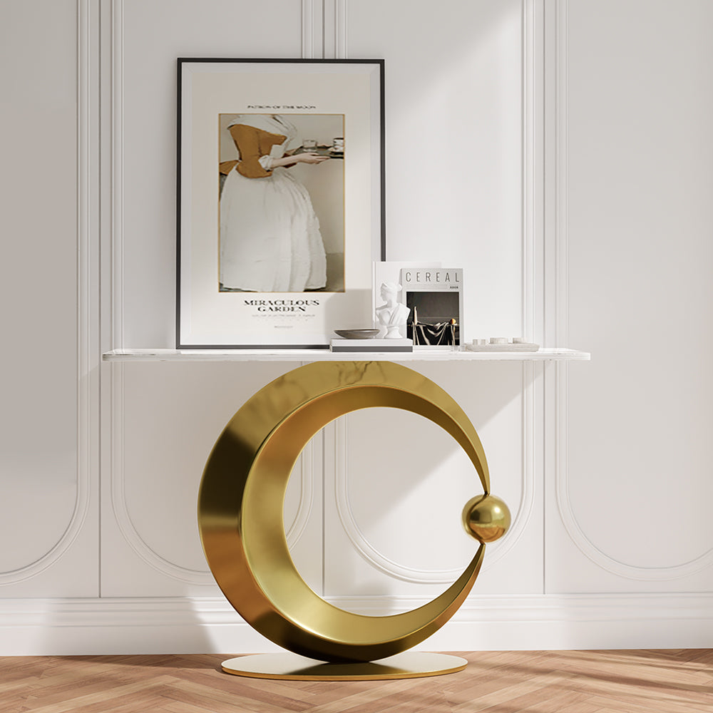 Circular Stand Luxury Console