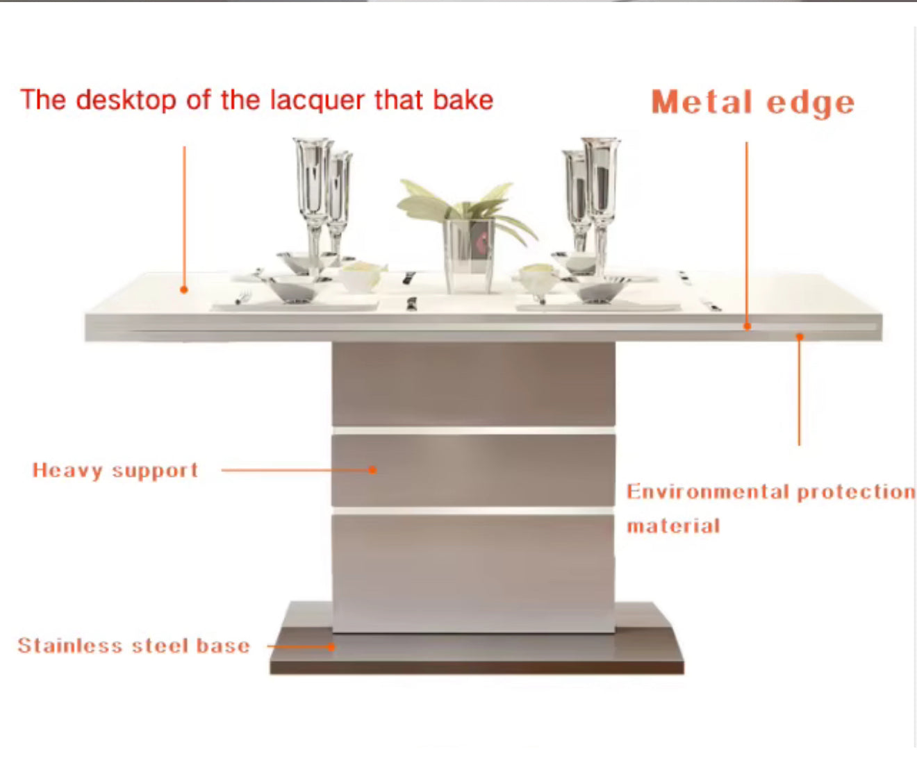 Nordic Dining Table & 6 Chairs