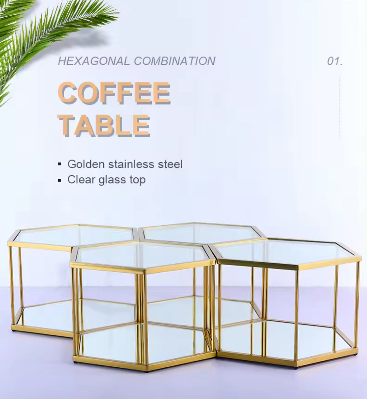 Namo Hexa Coffee Table X4 Pieces