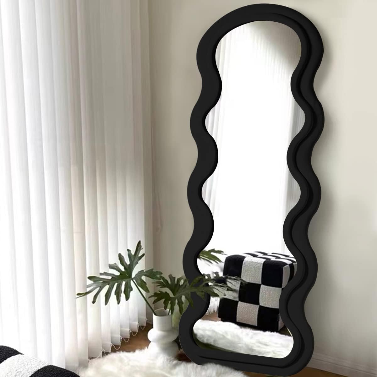 Full Length Irregular Wavy Mirror