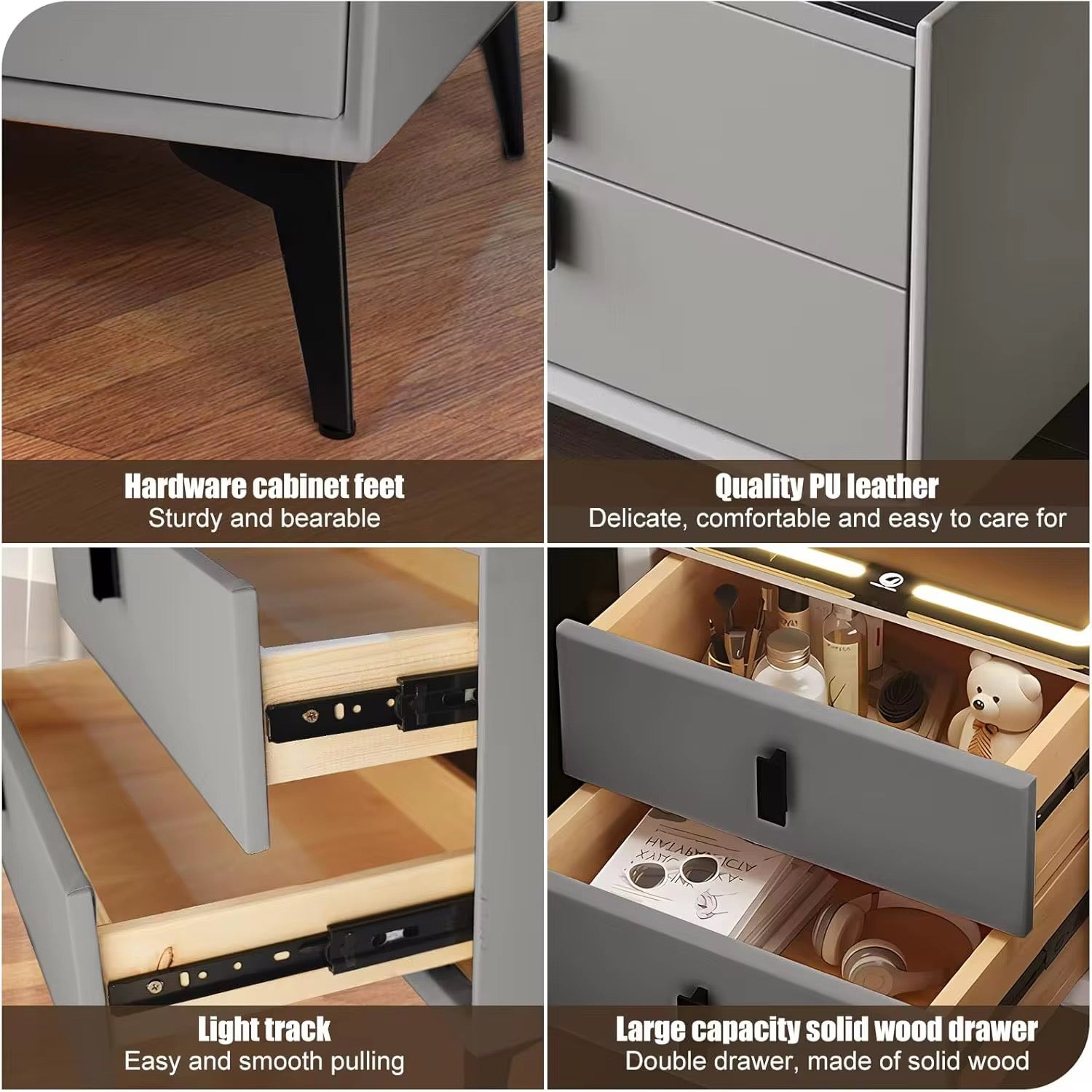 White Smart Sidetable