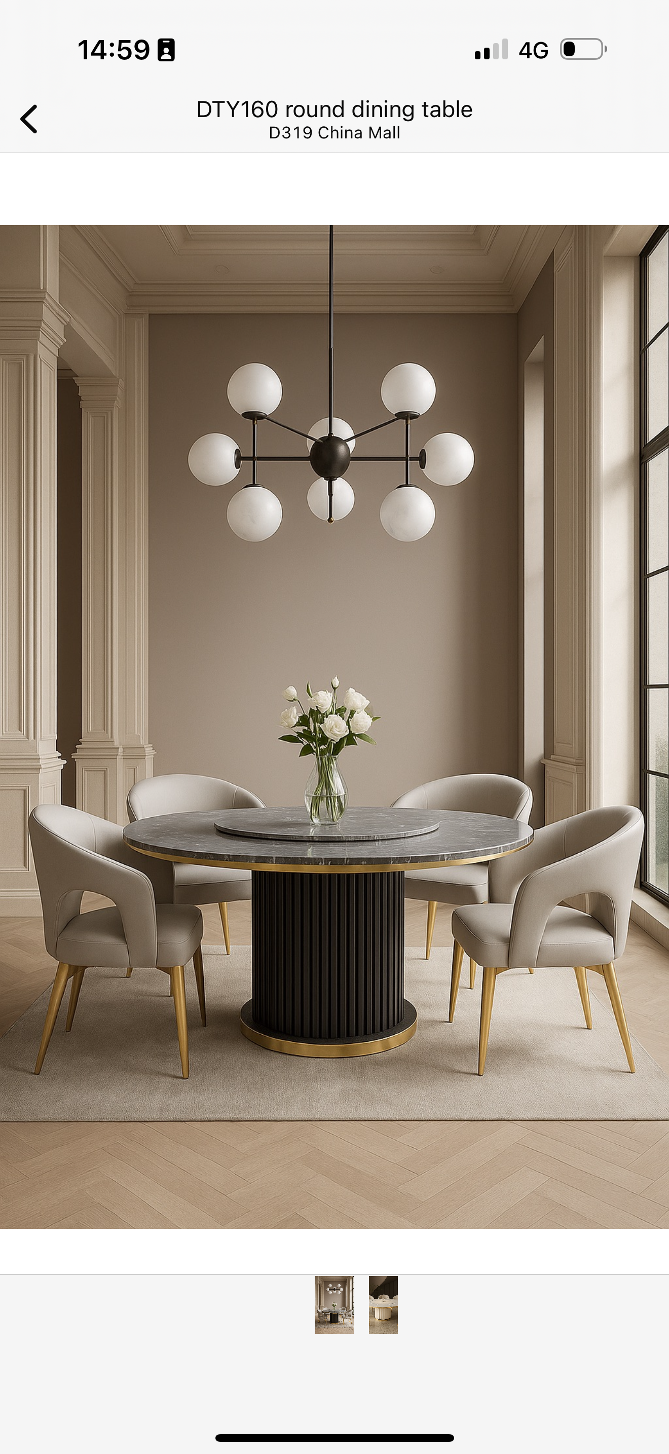 Olly 6 Chair Dinning Suite