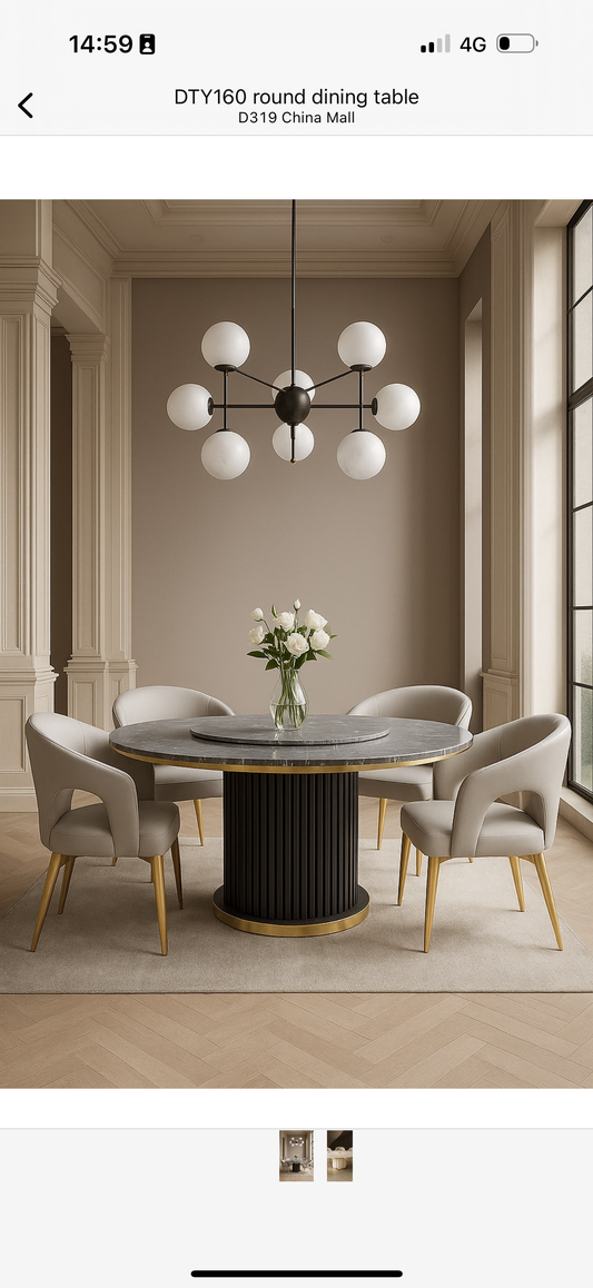 Olly 6 Chair Dinning Suite