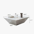 Sintered Stone Faux Lux Coffee table