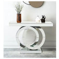 Mirror Infinity Silver Console