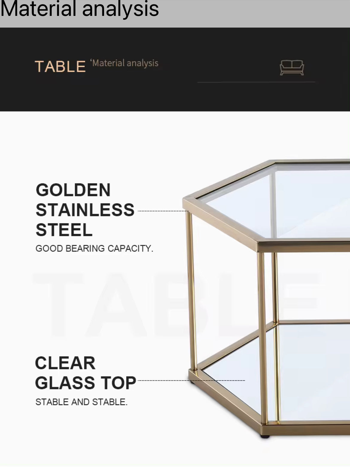 Namo Hexa Coffee Table X4 Pieces