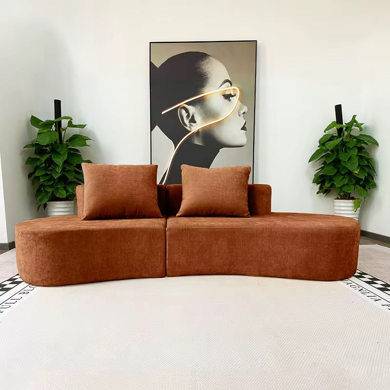 Brown - Moon Compressed Couch