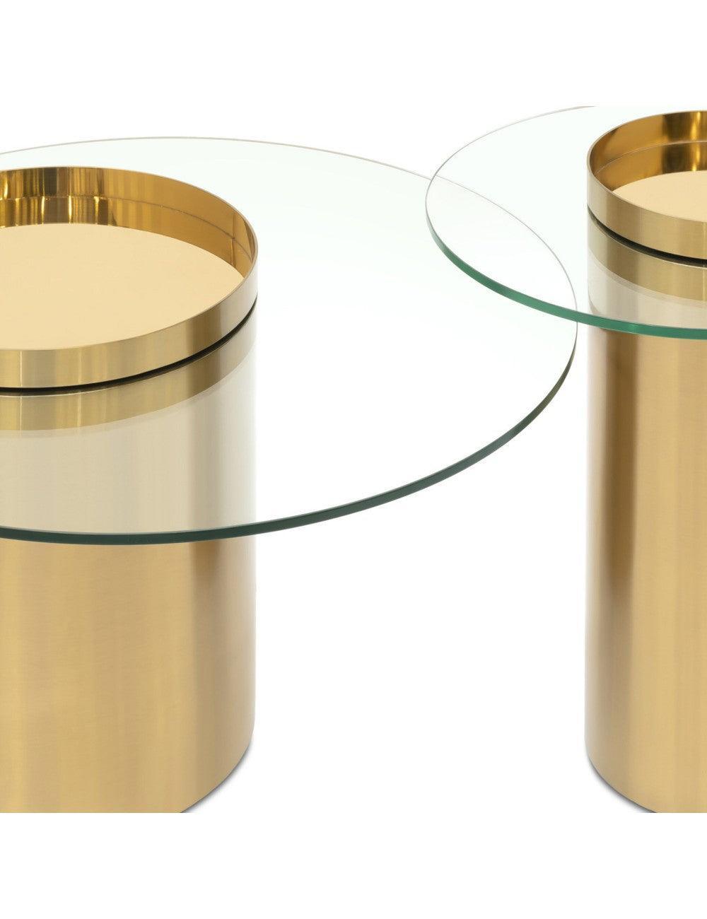 Stainless Steel Table with glass top