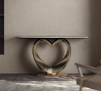 Luxury Heart Shaped Slate Console