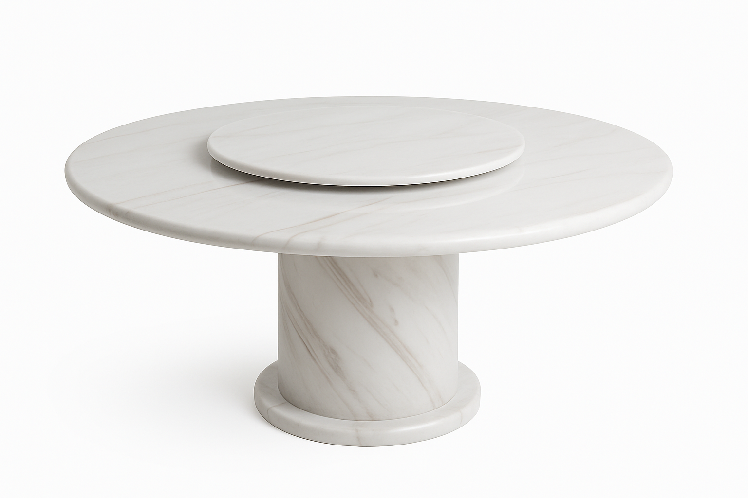 Marble Rotating Top Dinning Table