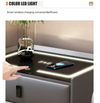 Black - Smart Bedroom Sidetable